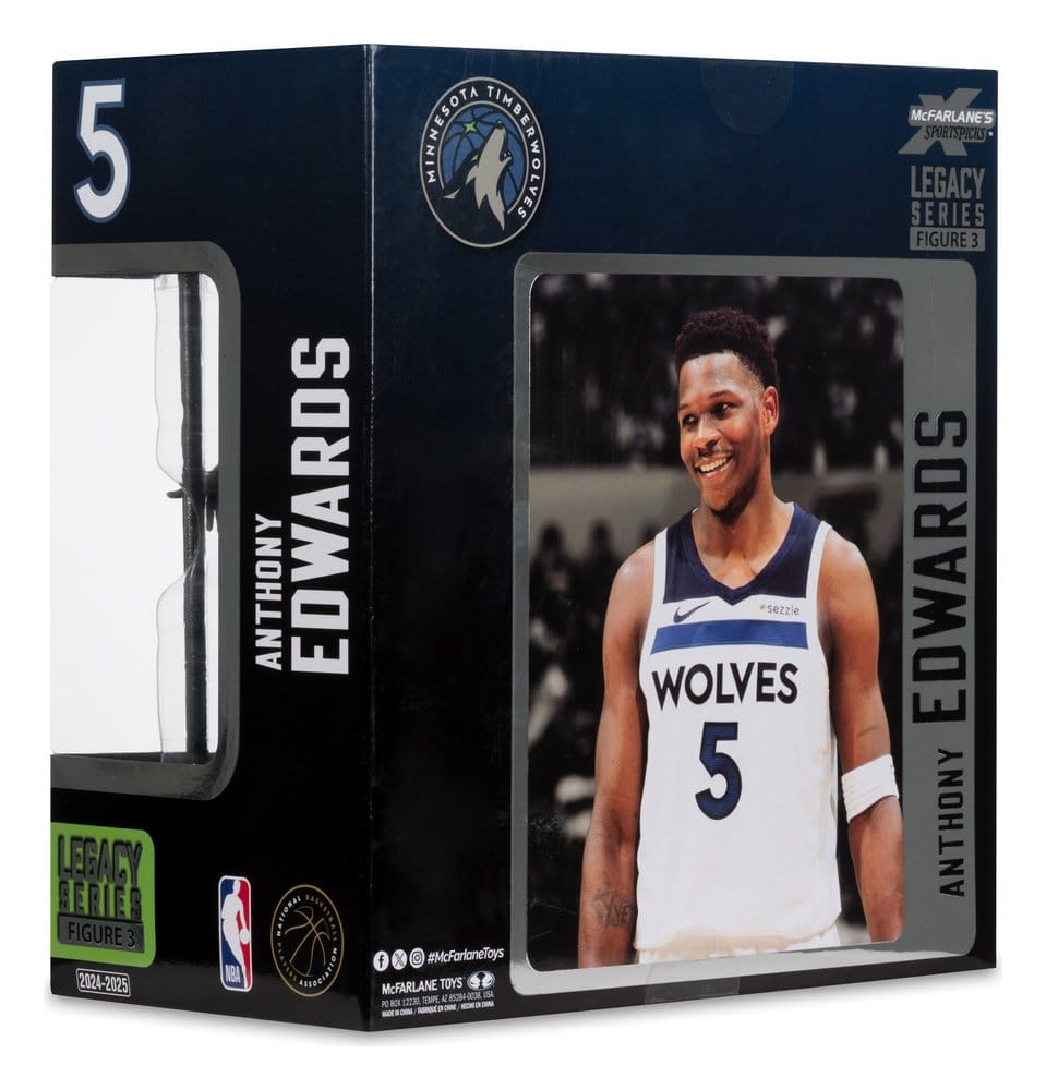 NBA McFarlane's SportsPicks figurine Anthony Edwards (Minnesota Timberwolves) 21 cm