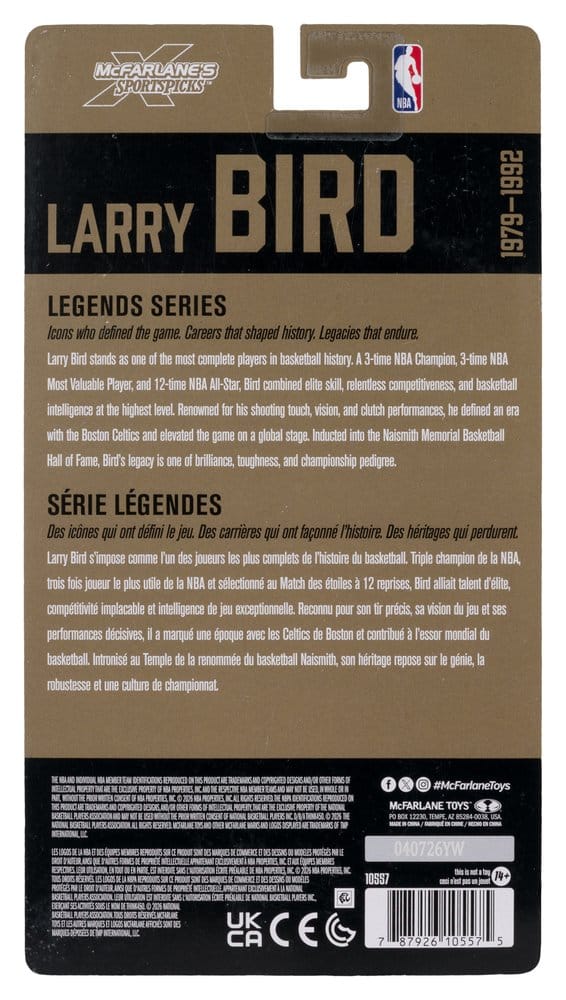 NBA Legends Series figurine Larry Bird (Boston Celtics) 15 cm