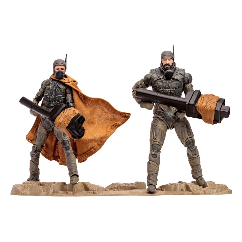 Dune, deuxième partie pack de 2 figurines Stilgar & Shishakli (Gold Label) 18 cm