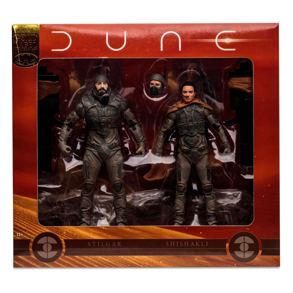 Dune, deuxième partie pack de 2 figurines Stilgar & Shishakli (Gold Label) 18 cm