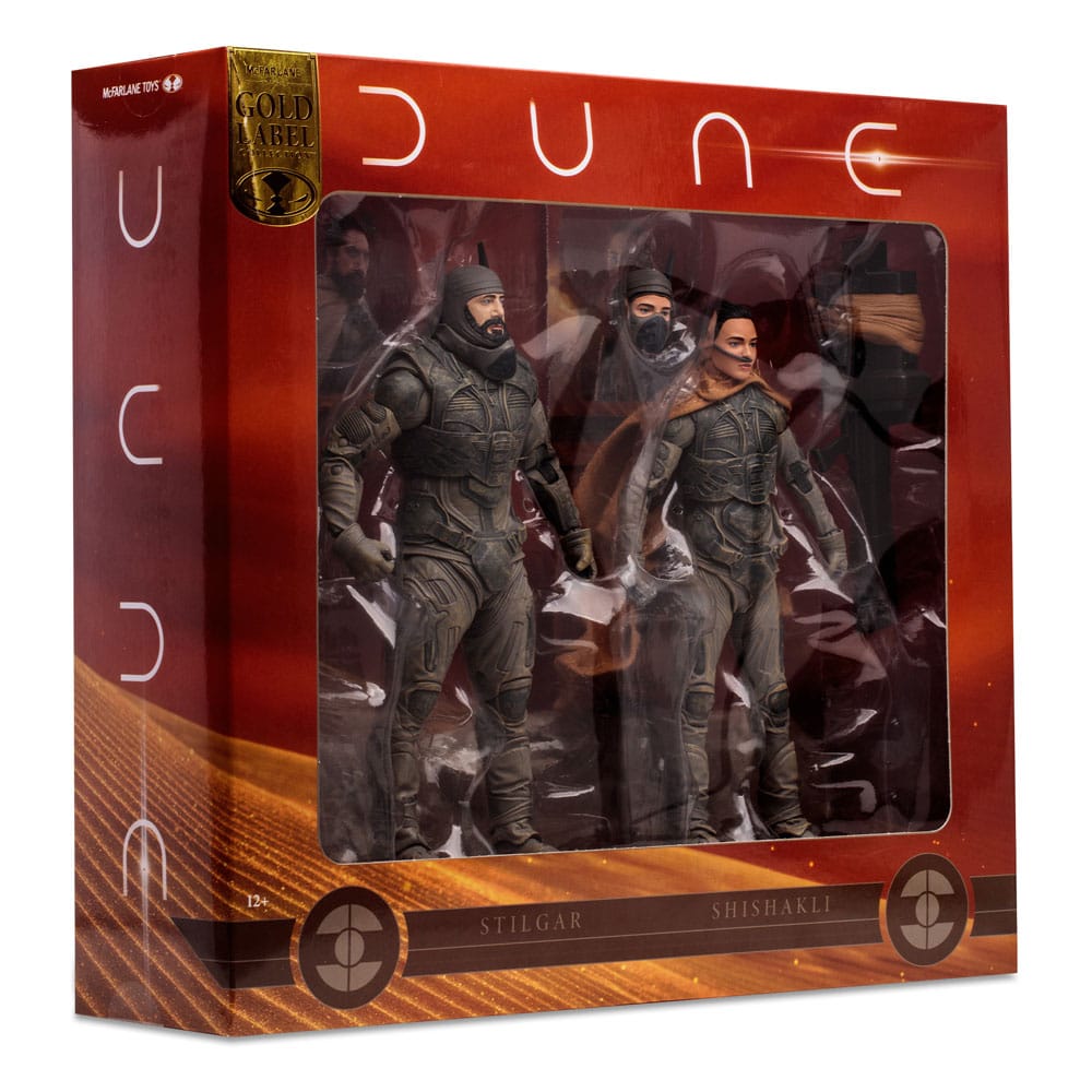 Dune, deuxième partie pack de 2 figurines Stilgar & Shishakli (Gold Label) 18 cm