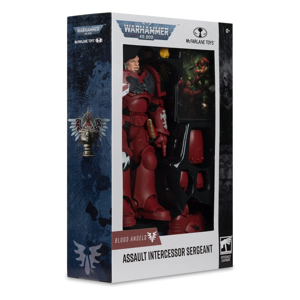 Warhammer 40,000 figurine Assault Intercessor Sergeant (Blood Angel) 18 cm