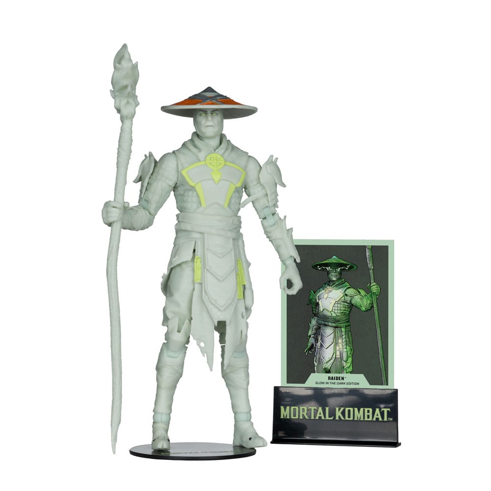 Mortal Kombat Glow in the Dark Edition figurine Raiden (Gold Label) 18 cm