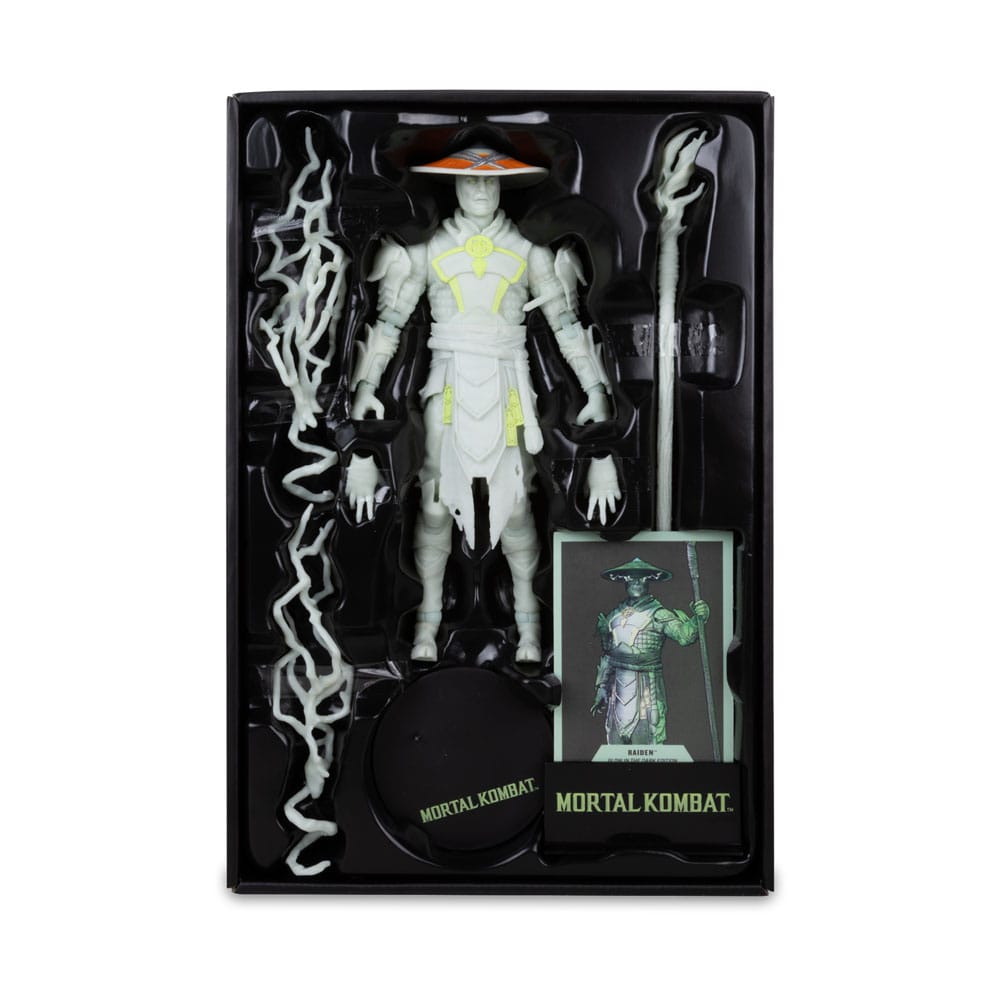 Mortal Kombat Glow in the Dark Edition figurine Raiden (Gold Label) 18 cm