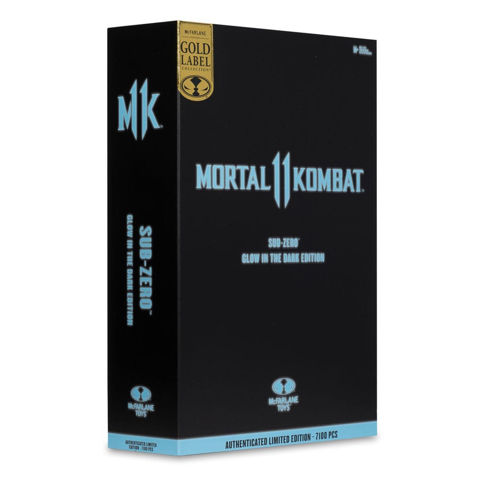 Mortal Kombat figurine Glow in the Dark Edition Sub-Zero (Gold Label) 18 cm