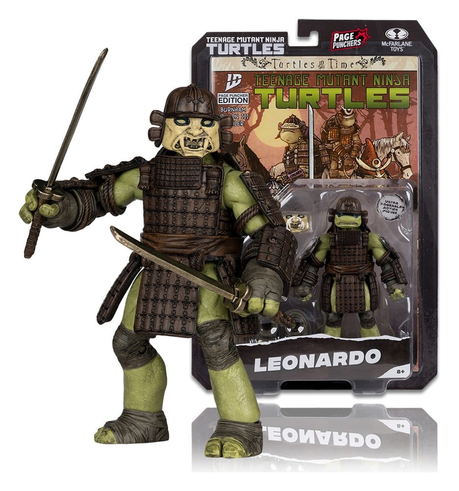 Teenage Mutant Ninja Turtles Page Punchers figurine Leonardo (Turtles in Time) 13 cm