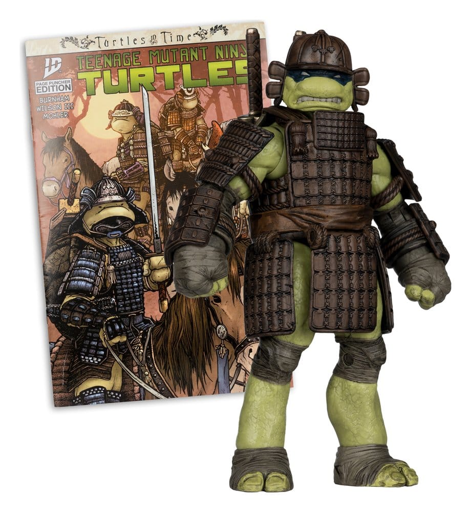 Teenage Mutant Ninja Turtles Page Punchers figurine Leonardo (Turtles in Time) 13 cm