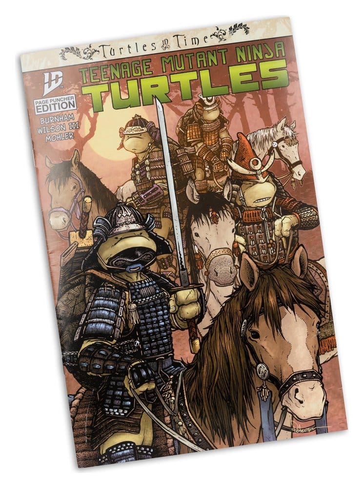 Teenage Mutant Ninja Turtles Page Punchers figurine Leonardo (Turtles in Time) 13 cm