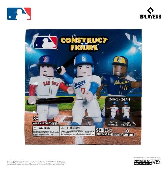 MLB McFarlane Sports Construct-a-Figure Series 1 assortiment figurine mini Blind Bag 5 cm (36)