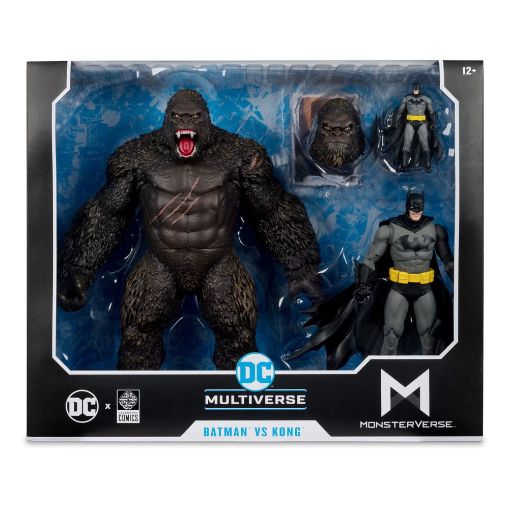 DC Justice League Monsterverse DC Multiverse pack de 2 figurines Batman & Kong 29 cm