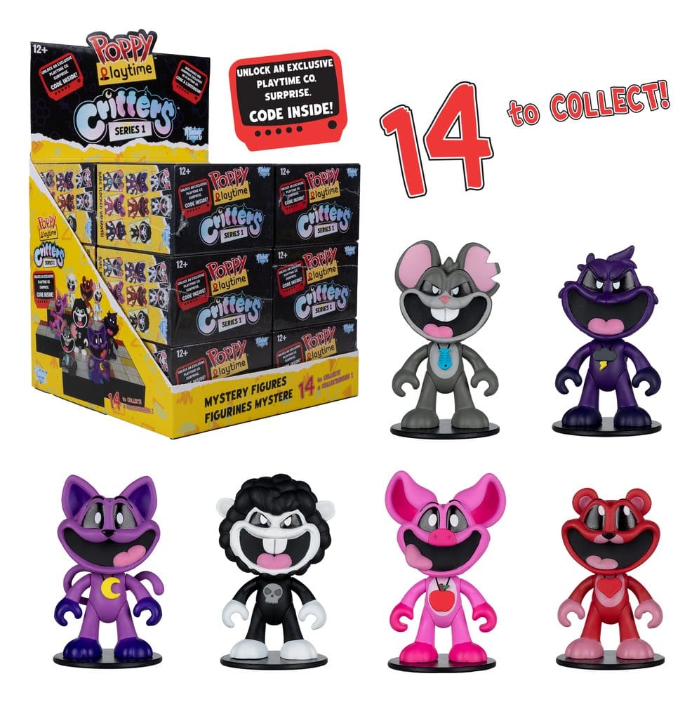 Poppy Playtime Minifigurines Critter Série 1 Blind Box 6 cm (12)