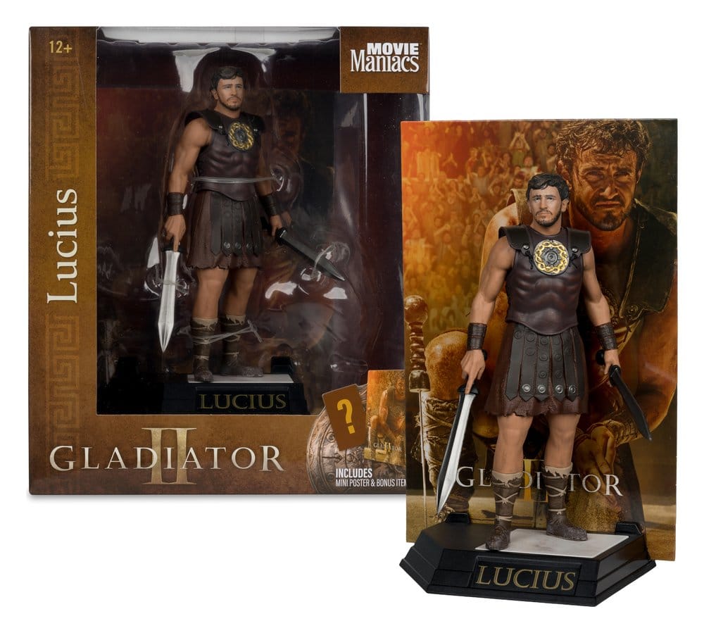 Gladiator 2 figurine Movie Maniacs Lucius 16 cm