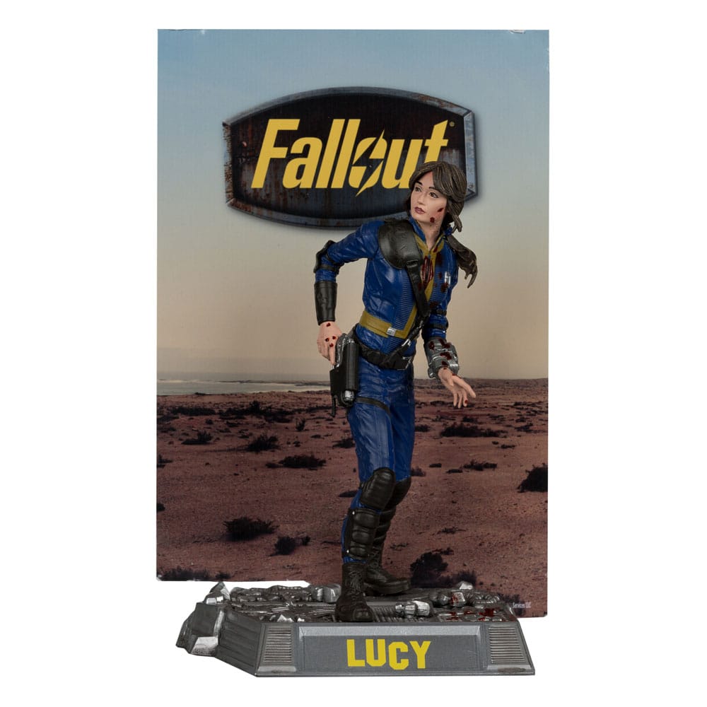 Fallout pack 4 statuettes PVC Movie Maniacs Lucy, Maximus, The Ghoul & Vault Boy 15 cm