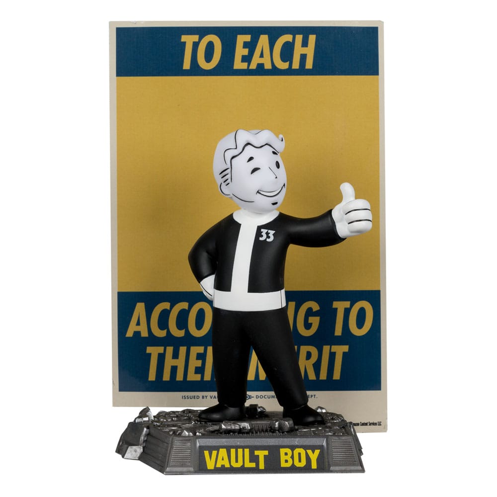 Fallout pack 4 statuettes PVC Movie Maniacs Lucy, Maximus, The Ghoul & Vault Boy 15 cm