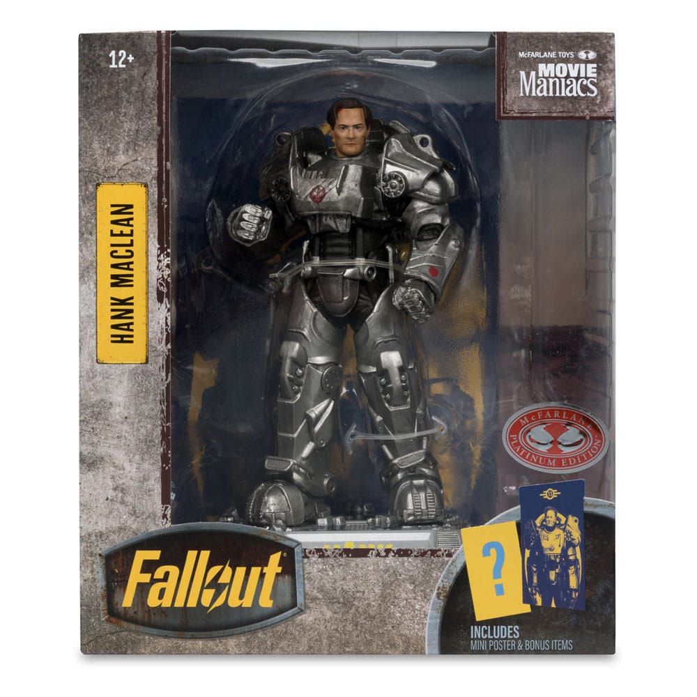 Fallout figurine Movie Maniacs Hank Maclean (Season 2) (Red Platinum Edition) 17 cm