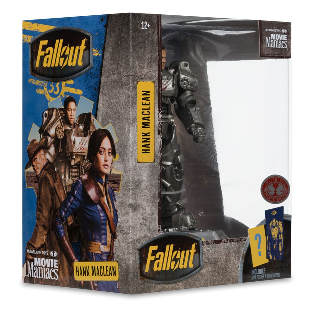 Fallout figurine Movie Maniacs Hank Maclean (Season 2) (Red Platinum Edition) 17 cm