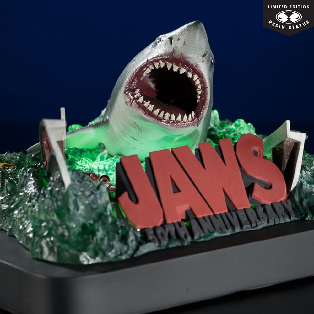 Les Dents de la mer statuette 1/48 Polyrésine Jaws (50th Anniversary) 25 cm