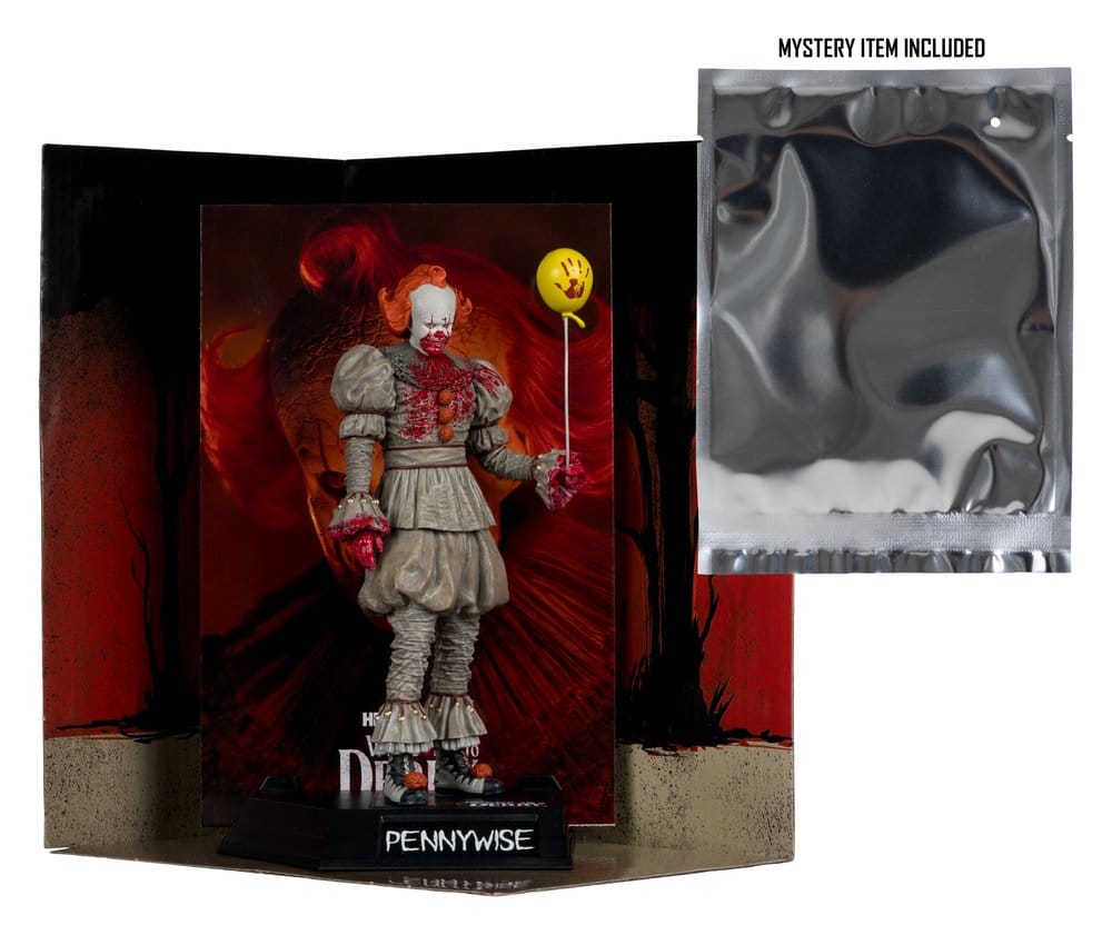 Ça Welcome to Derry Movie Maniacs figurine Pennywise (Bloody) 16 cm