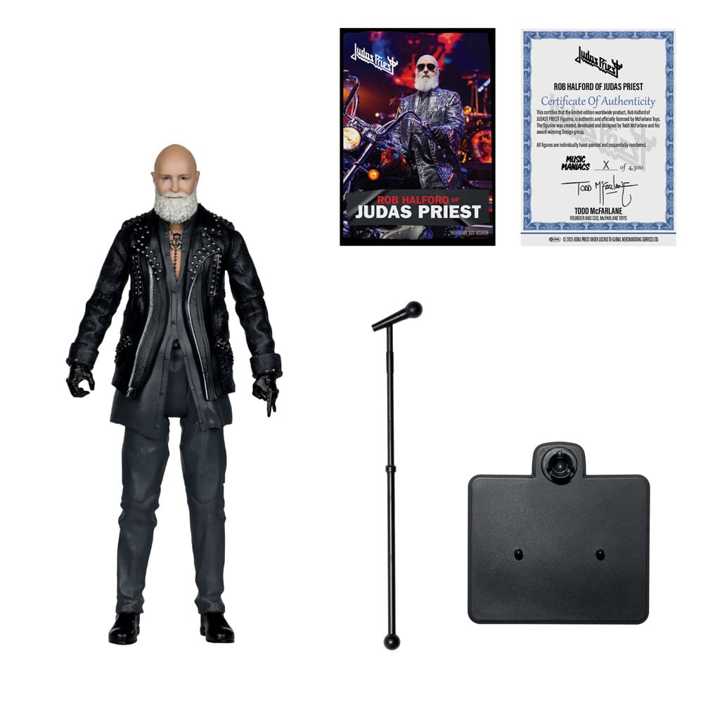 Judas Priest Music Maniacs Heavy Metal figurine Rob Halford 15 cm