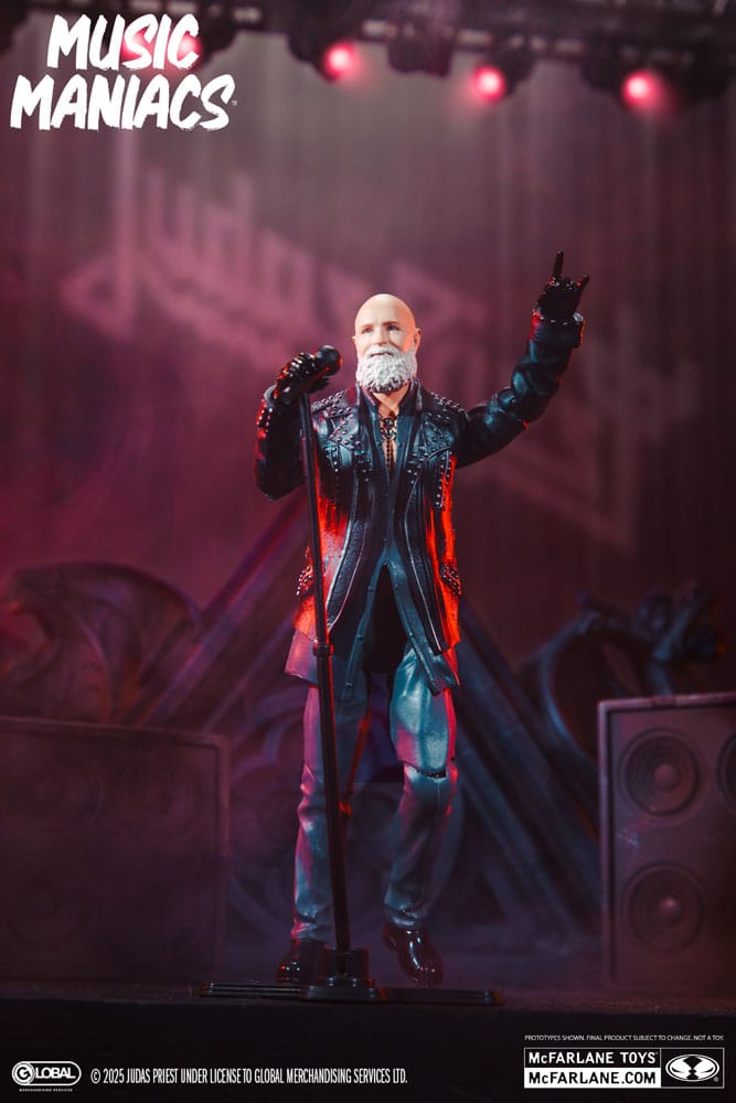 Judas Priest Music Maniacs Heavy Metal figurine Rob Halford 15 cm
