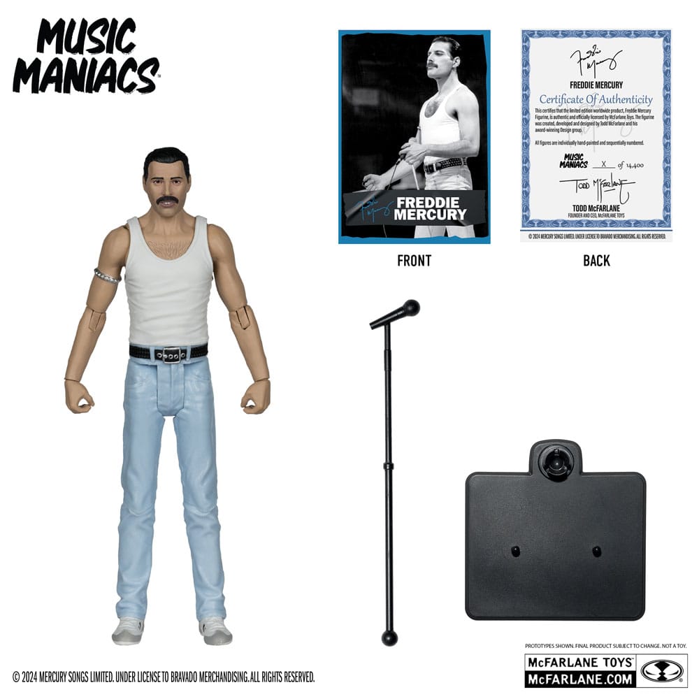 Music Maniacs Rock figurine Freddy Mercury 15 cm