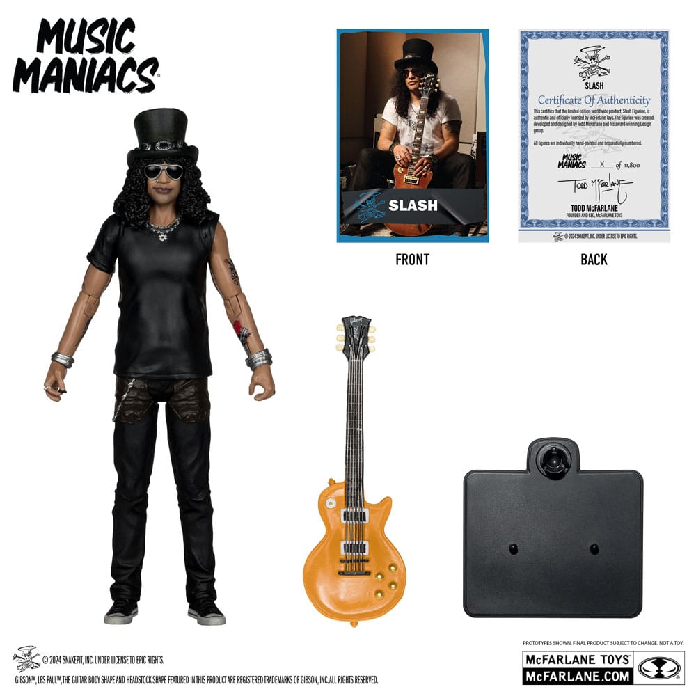 Music Maniacs Rock figurine Slash 15 cm