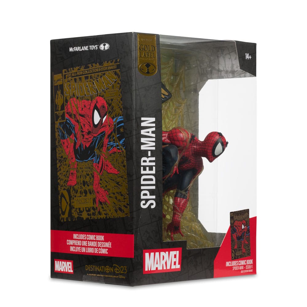 Marvel Collection statuette PVC 1/6 Spider-Man (Spider-Man # 1) (Gold Edition) (Gold Label) 15 cm