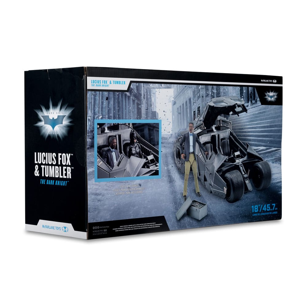 DC Multiverse véhicule Tumbler with Lucius Fox (The Dark Knight) (Gold Label)