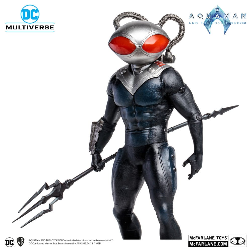 Aquaman et le Royaume perdu figurine Megafig DC Multiverse Black Manta 30 cm