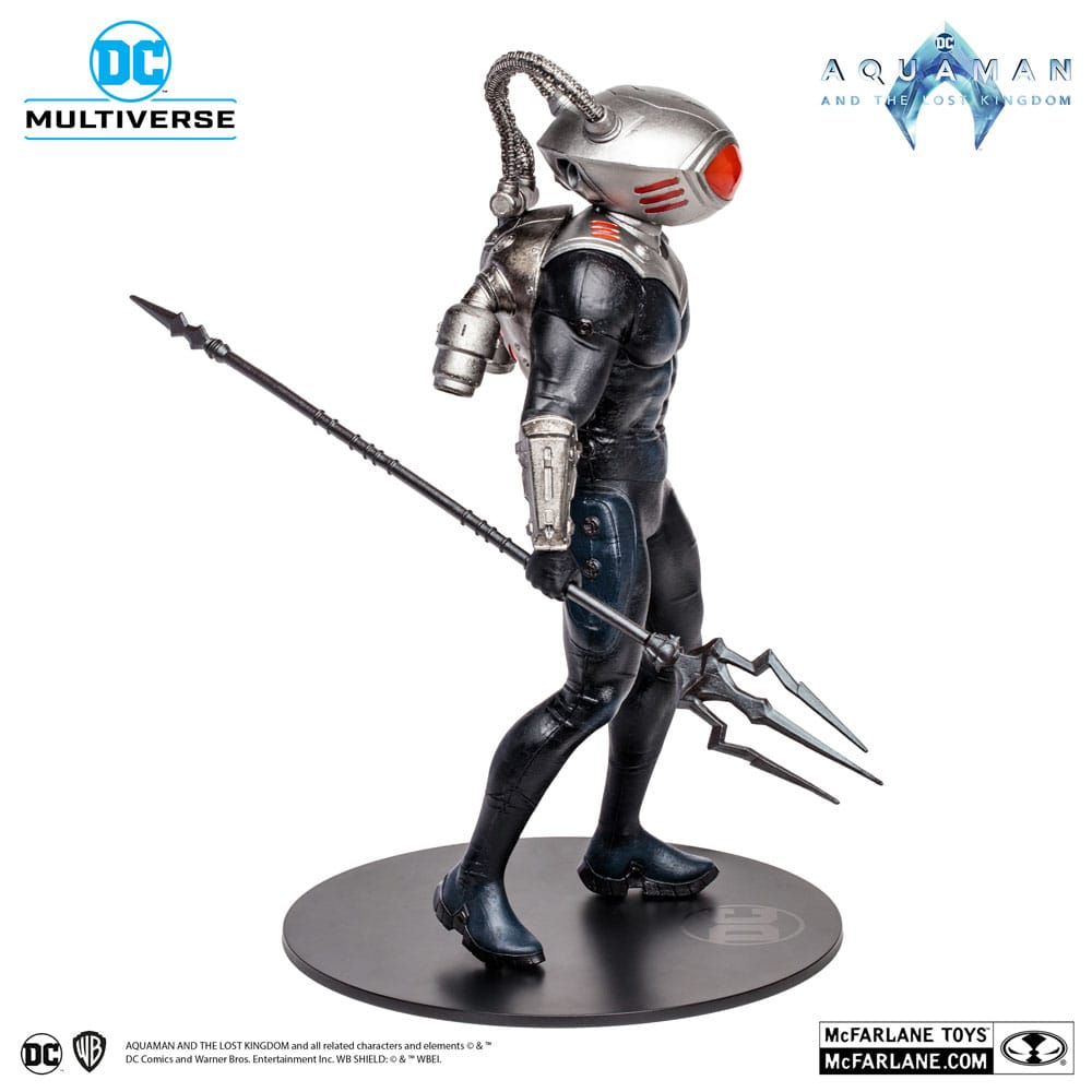 Aquaman et le Royaume perdu figurine Megafig DC Multiverse Black Manta 30 cm