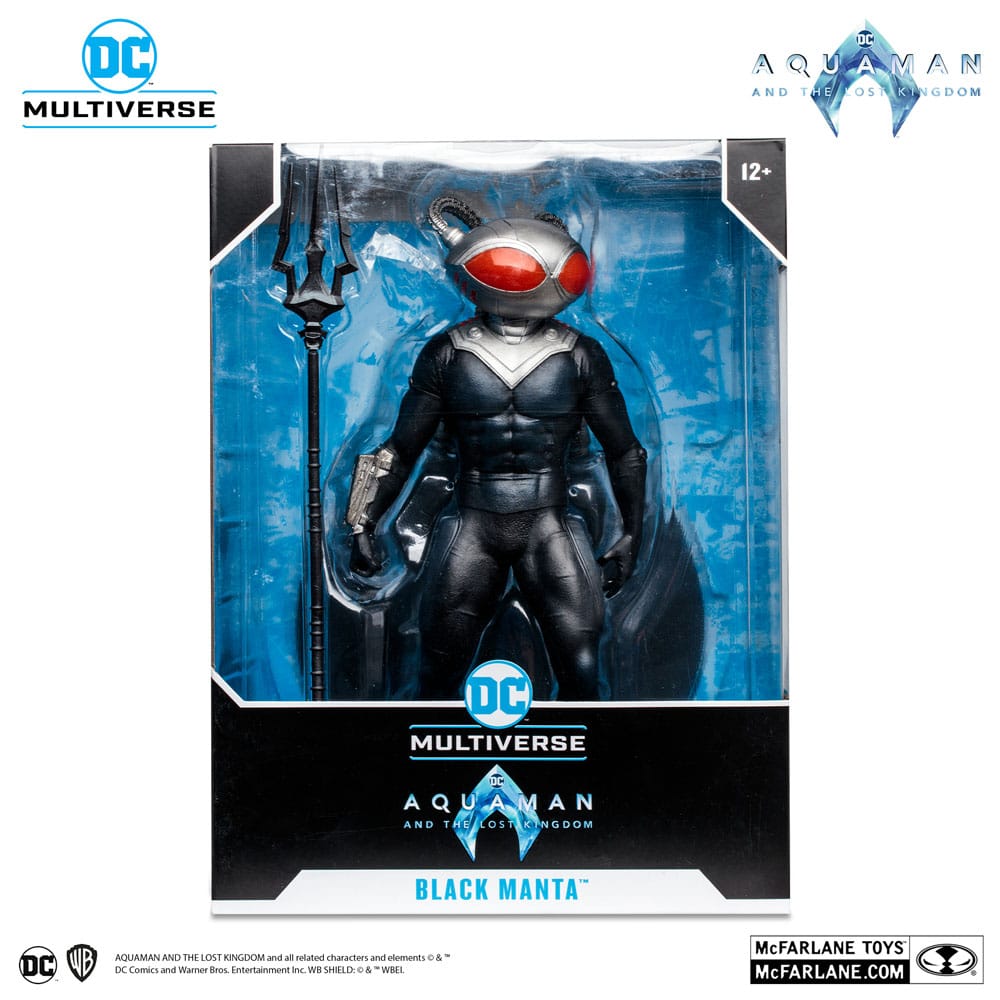 Aquaman et le Royaume perdu figurine Megafig DC Multiverse Black Manta 30 cm