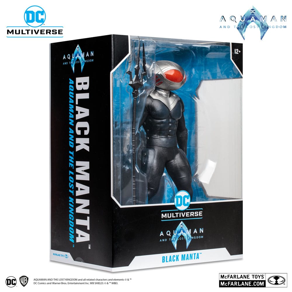 Aquaman et le Royaume perdu figurine Megafig DC Multiverse Black Manta 30 cm