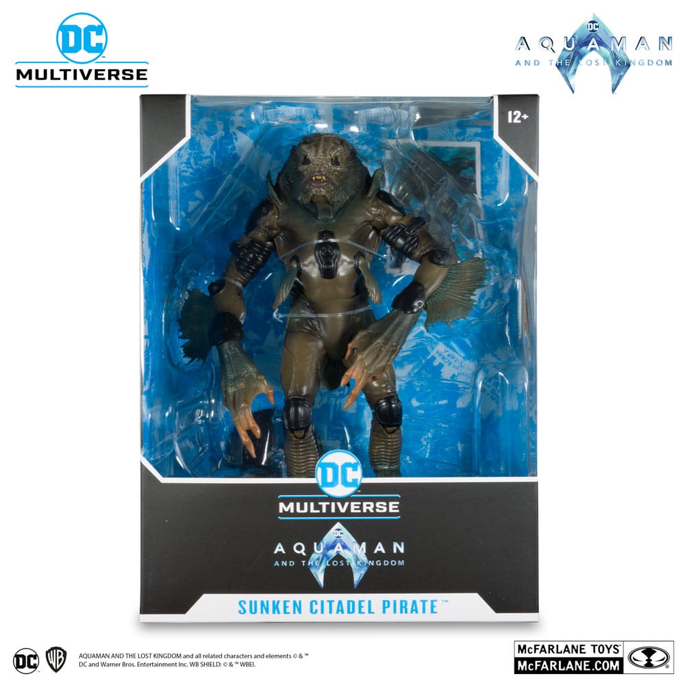Aquaman et le Royaume perdu figurine Megafig DC Multiverse Sunken Citadel Pirate 30 cm