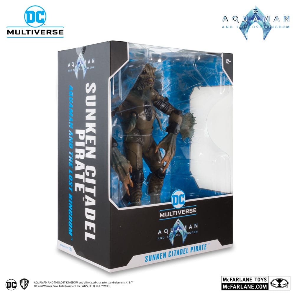 Aquaman et le Royaume perdu figurine Megafig DC Multiverse Sunken Citadel Pirate 30 cm