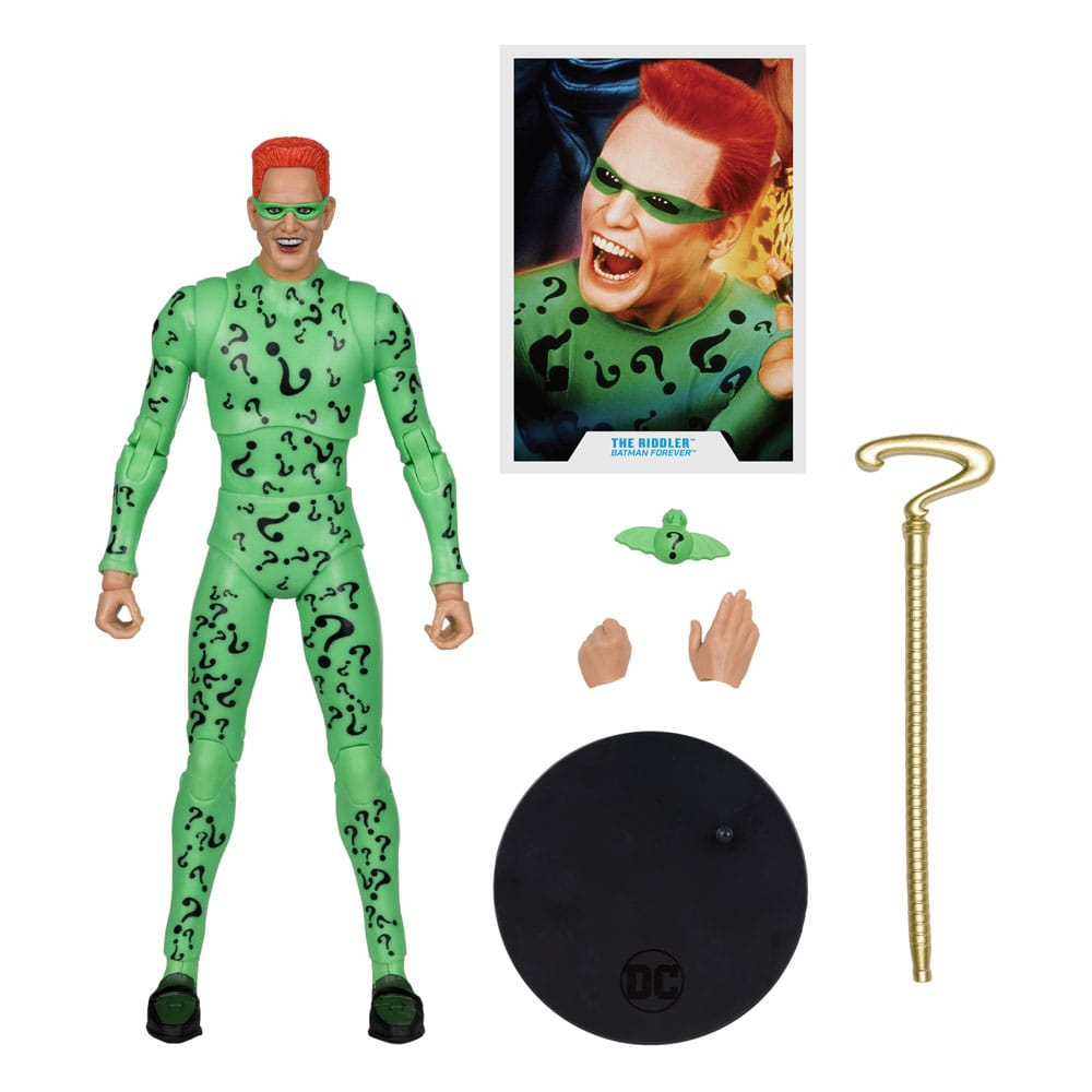 DC figurine Build A Megafig Batman Forever The Riddler (Gold Label) 18 cm
