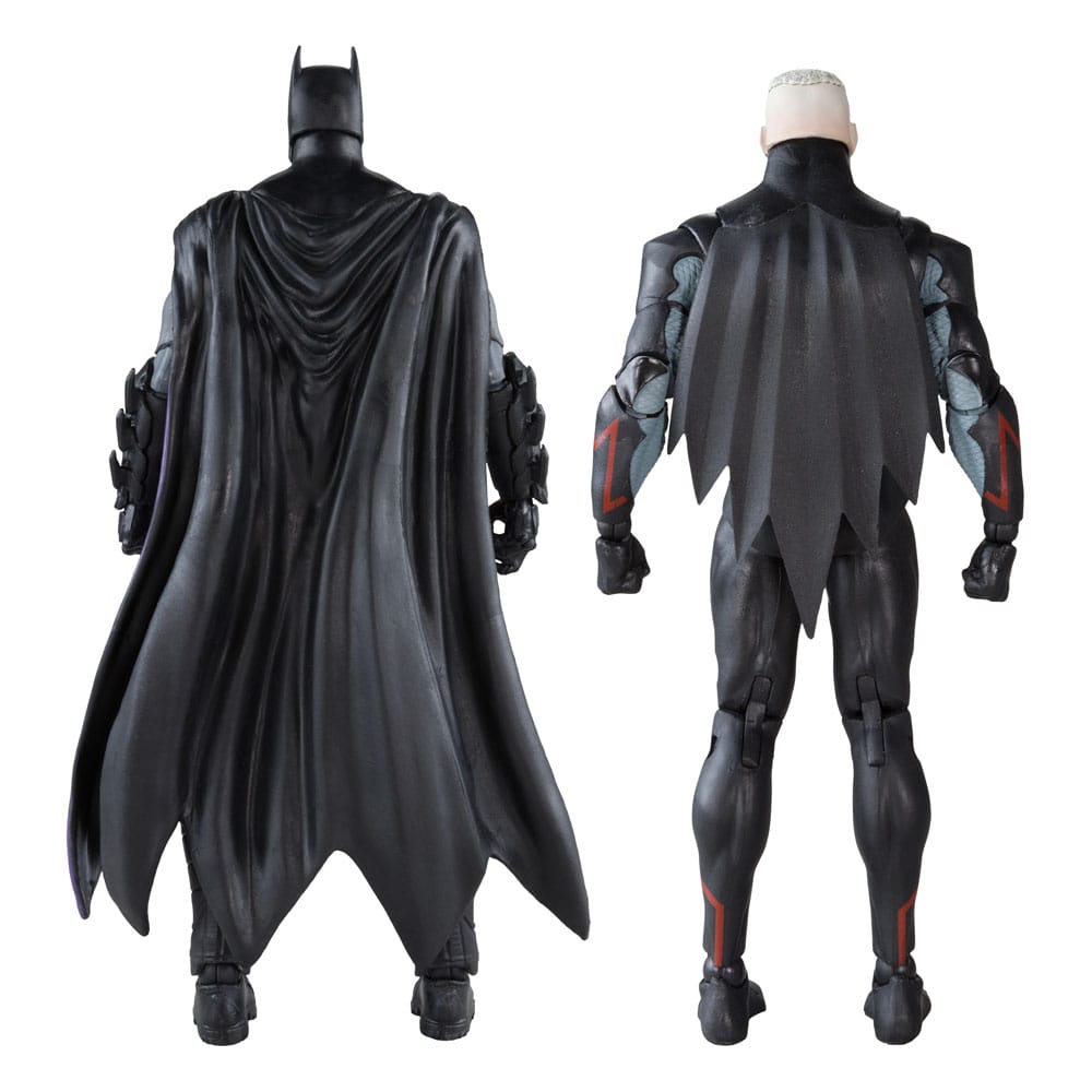 DC Collector figurines Pack de 2 Omega (Unmasked) & Batman (Bloody)(Gold Label) 18 cm