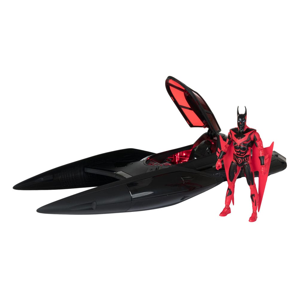 Batman Beyond DC Multiverse figurine avec véhicule Batman & The Batmobile (Gold Label) 53 cm