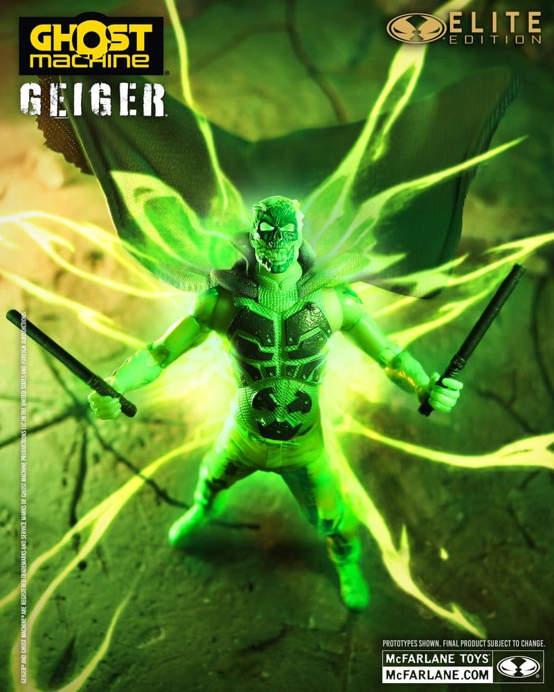 Ghost Machine McFarlane Elite Edition figurine deluxe Geiger 18 cm