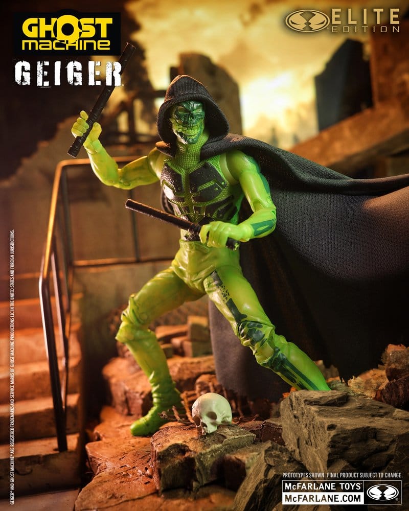 Ghost Machine McFarlane Elite Edition figurine deluxe Geiger 18 cm