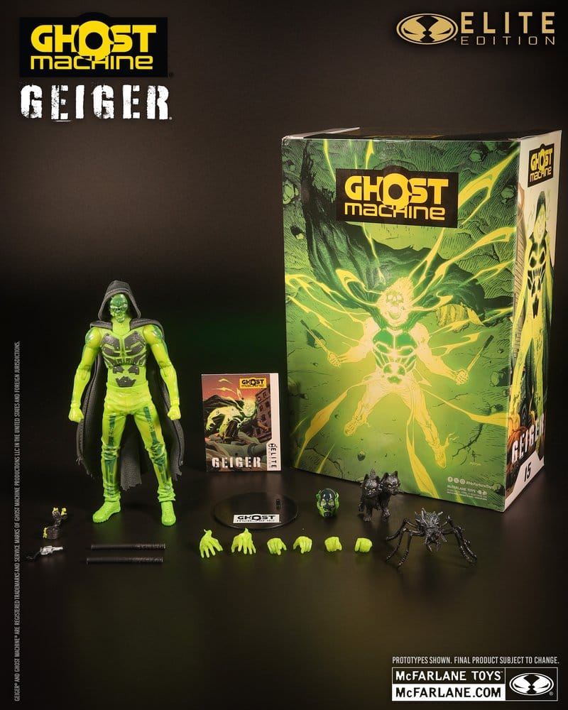 Ghost Machine McFarlane Elite Edition figurine deluxe Geiger 18 cm