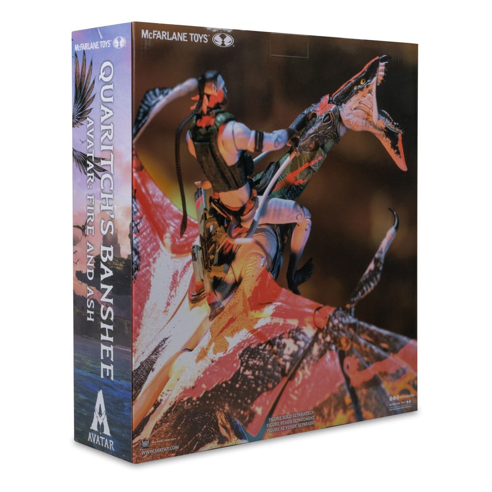 Avatar: Fire and Ash figurine Quaritch's new Banshee