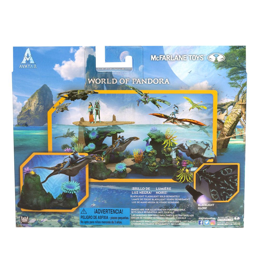 Avatar : La Voie de l'eau figurines Deluxe Medium Neteyam & Ilu