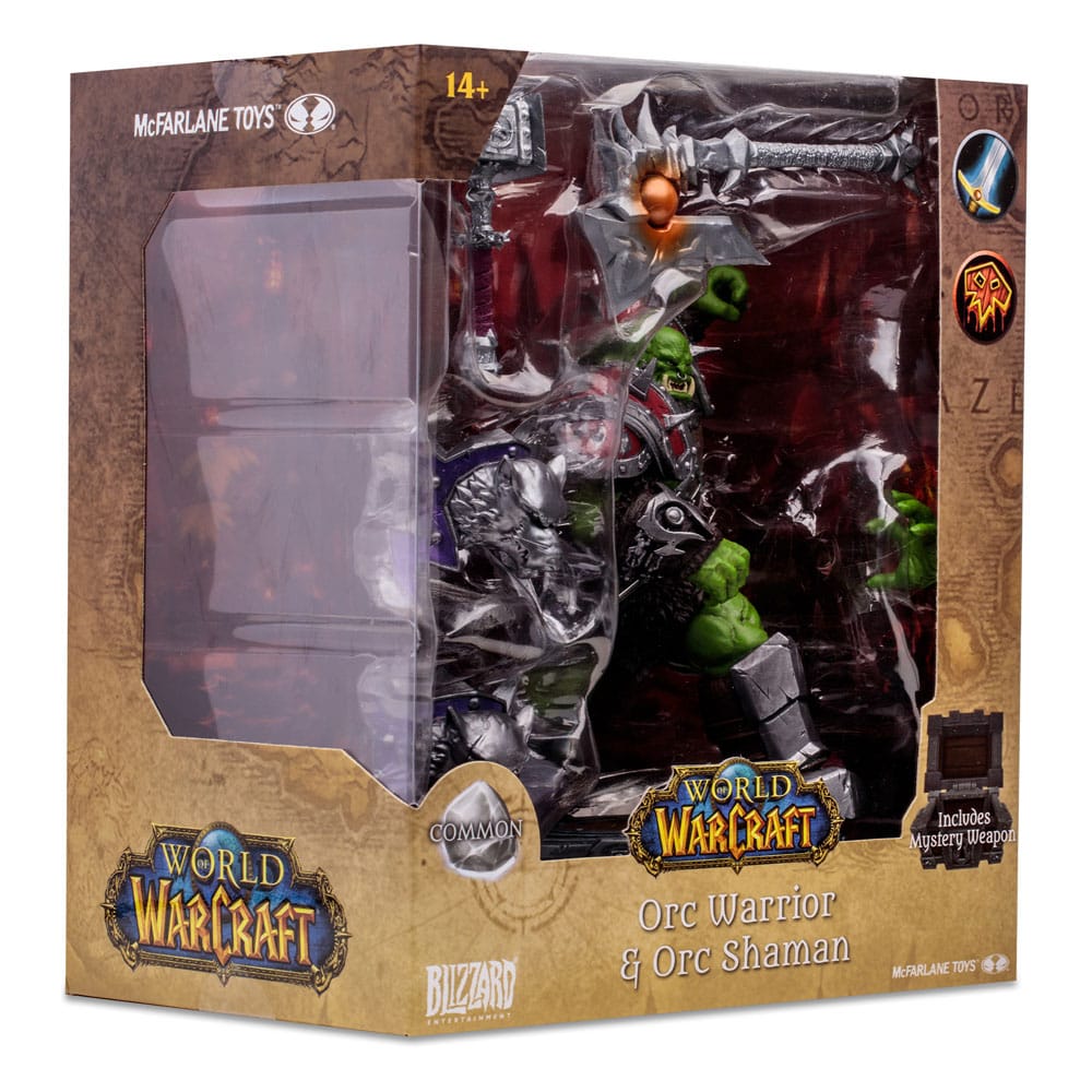World of Warcraft figurine Orc: Shaman / Warrior 15 cm