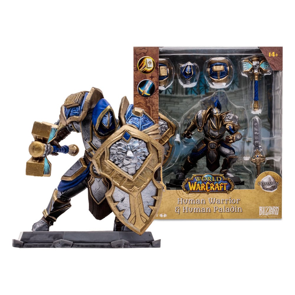 World of Warcraft figurine Human: Paladin / Warrior 15 cm