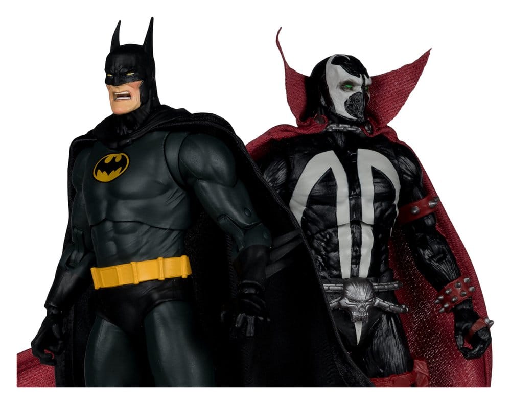 DC Multiverse McFarlane Collector Edition pack de 2 figurines Batman & Spawn (Gold Label) 18 cm
