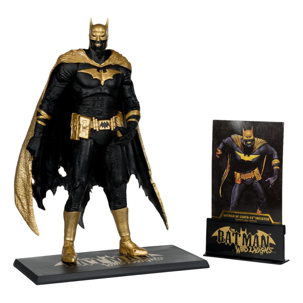 DC Multiverse figurine Batman of Earth-22 Infected (Dark Metal) Knightmare Edition (Gold Label)  18 cm