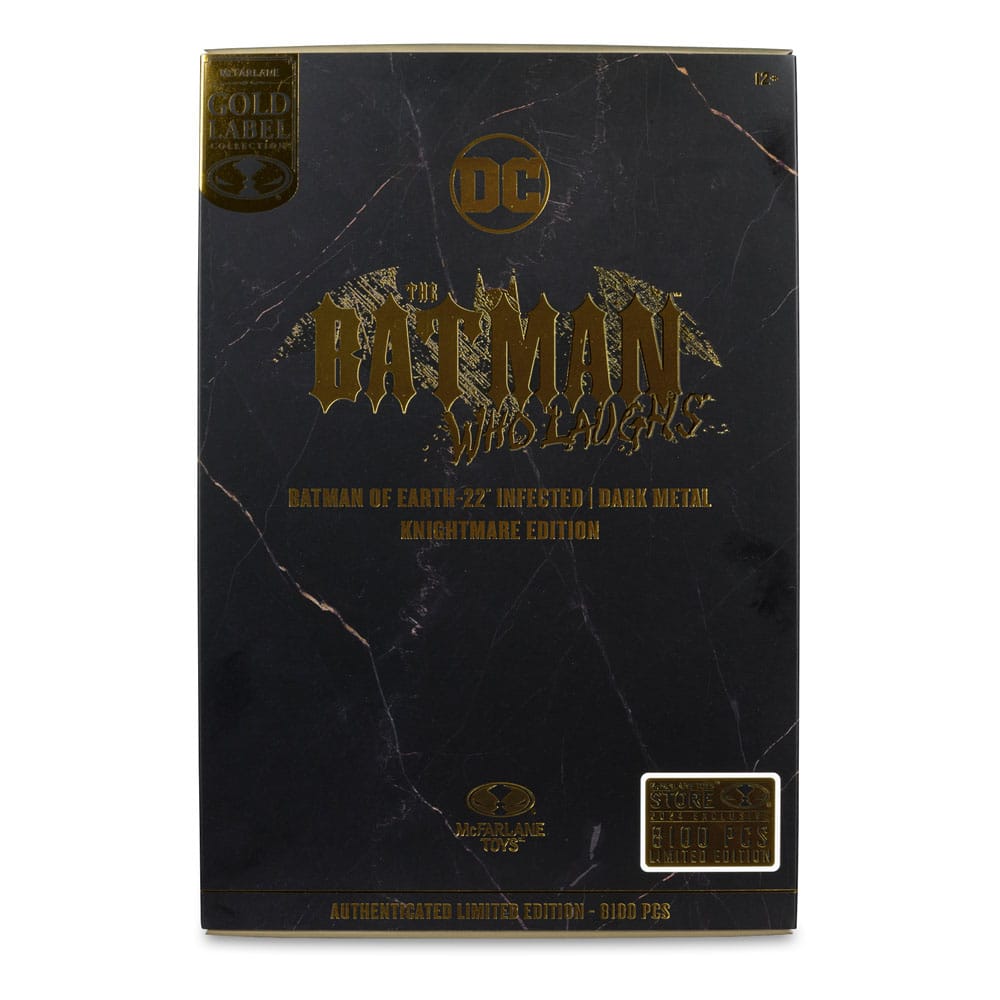 DC Multiverse figurine Batman of Earth-22 Infected (Dark Metal) Knightmare Edition (Gold Label)  18 cm