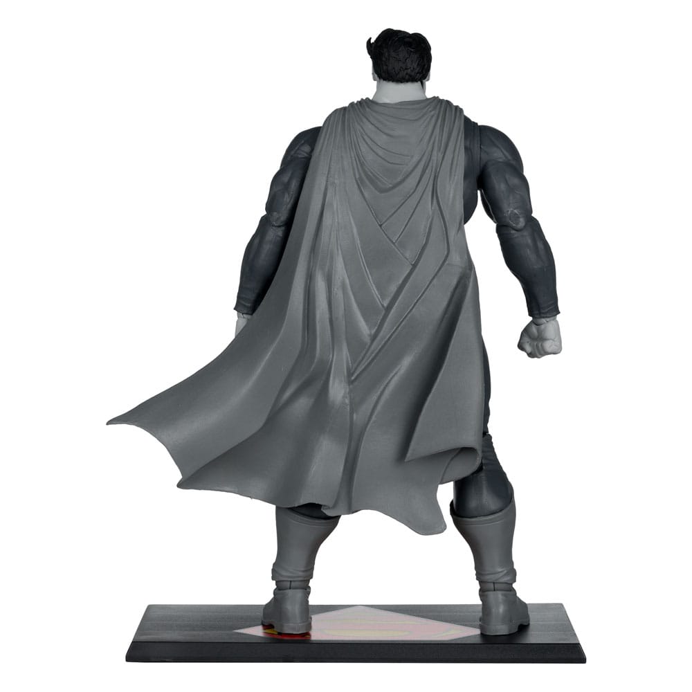 DC Multiverse figurine Superman (The Dark Knight Returns) (Black & White Accent Edition) (Gold Label) 18 cm