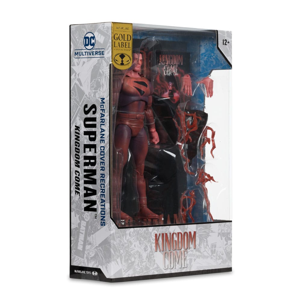 DC Multiverse McFarlane Cover Recreations figurine Superman (Kingdom Come) (Gold Label) 18 cm