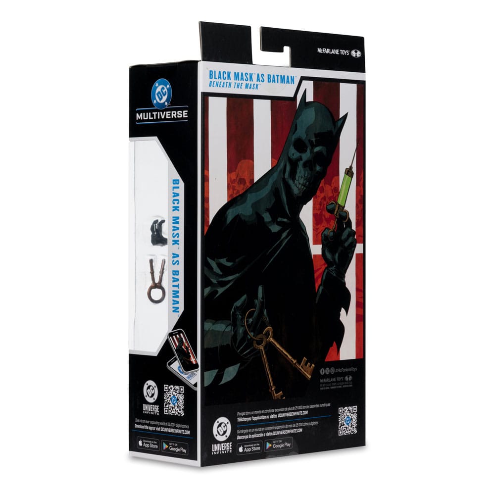 DC Multiverse figurine Black Mask as Batman (Beneath the Mask) 18 cm